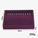 Arrival Jewelry Display Holder Velvet Packaging DIY Storage Trays
