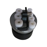 Stainless Steel Ring Holder with Engraving Block and 7 Sleeves