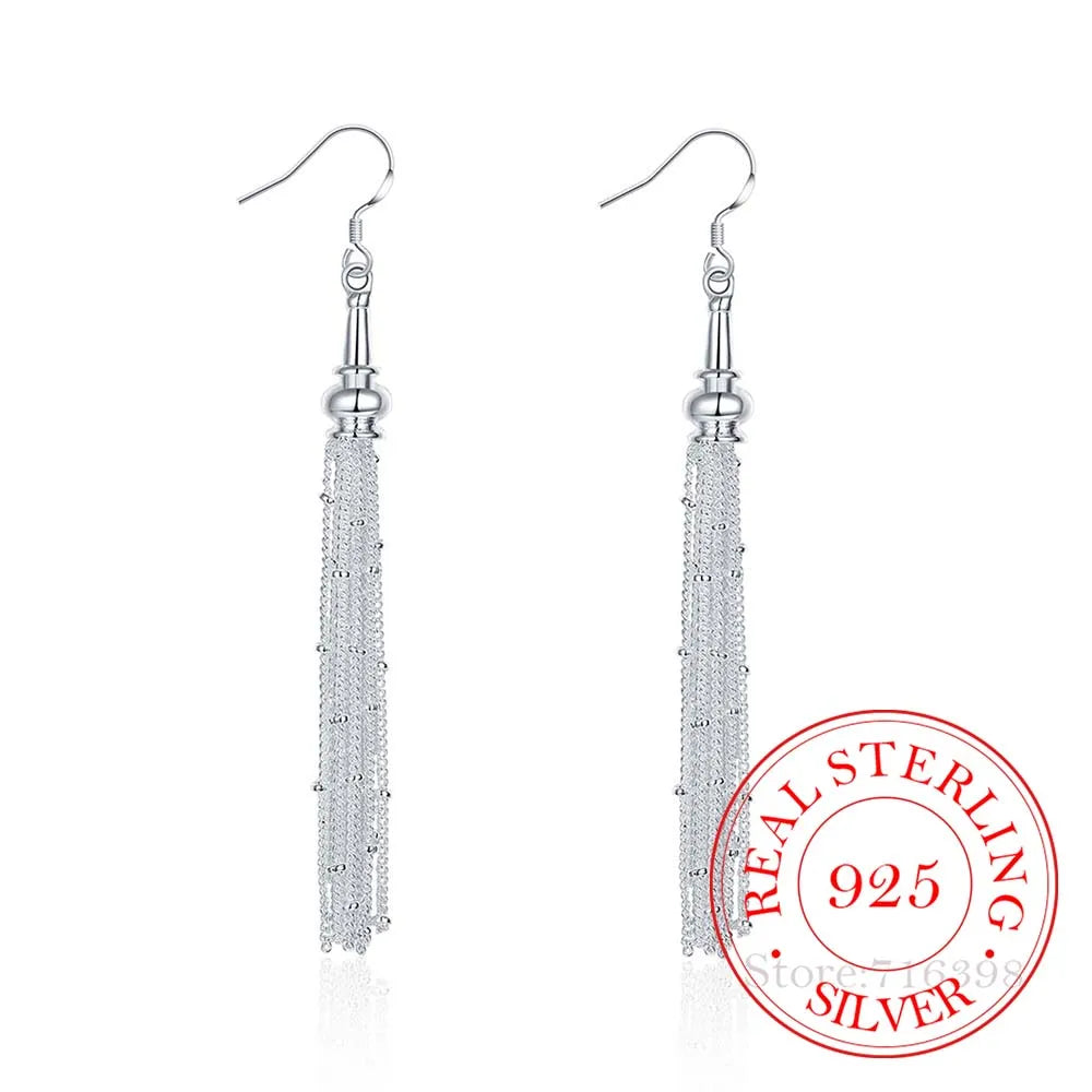 Vintage Tassel Dangle Earrings For Women