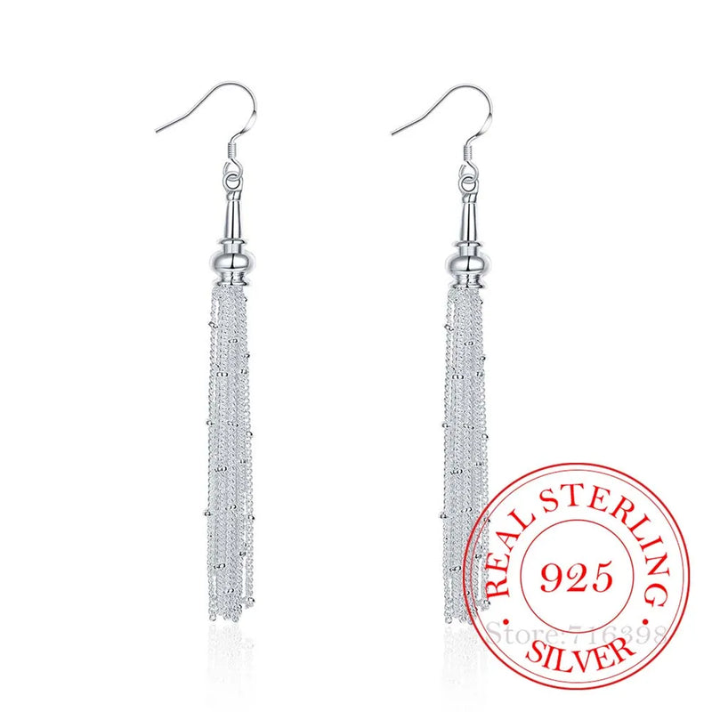 Vintage Tassel Dangle Earrings For Women