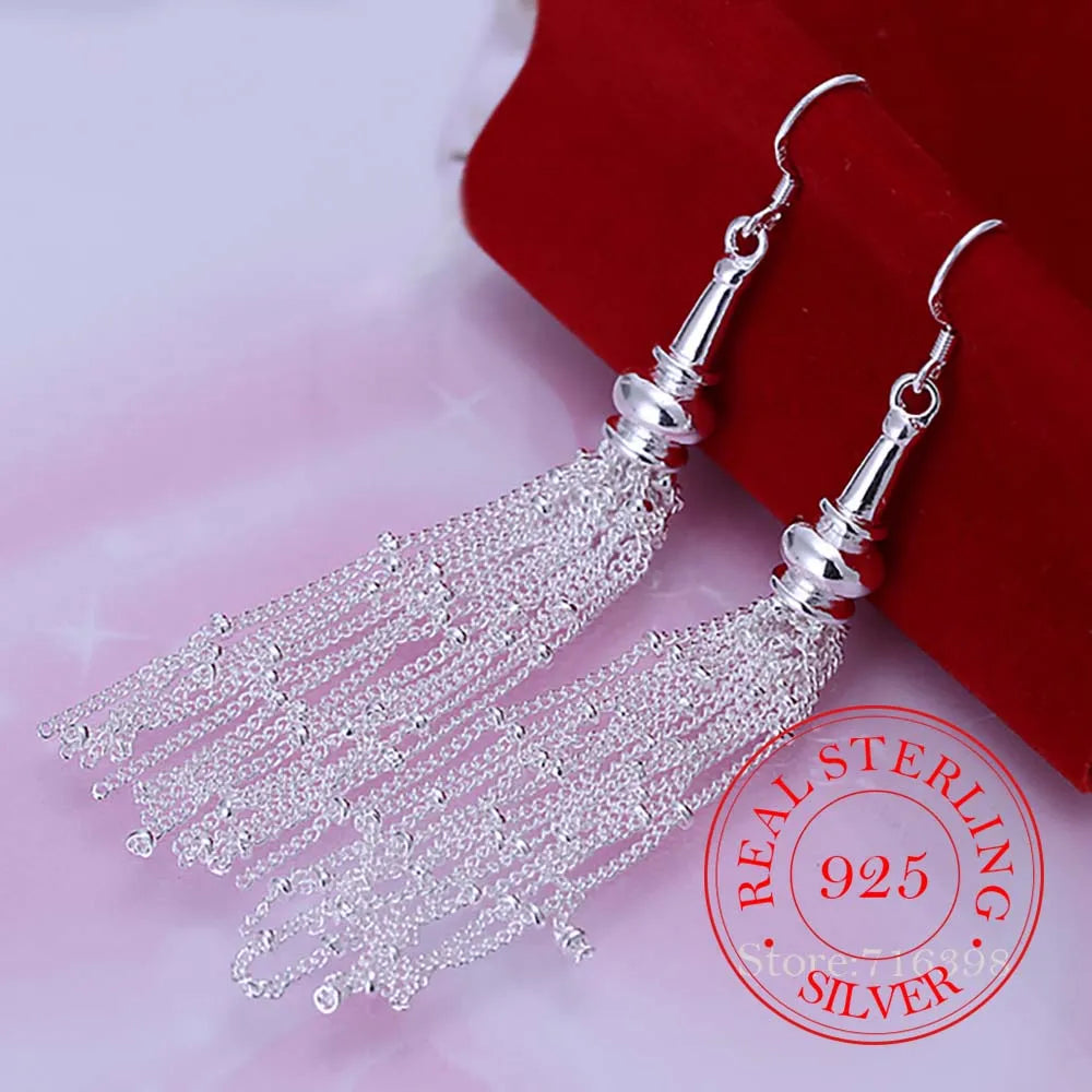 Vintage Tassel Dangle Earrings For Women