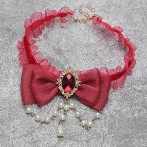 Arrival Lace Geometric Torques Necklaces Womens Halloween Series
