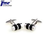 Arrival Leather Rope Cylinder Cufflink Cuff Link 2 Pairs
