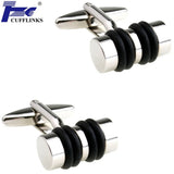 Arrival Leather Rope Cylinder Cufflink Cuff Link 2 Pairs
