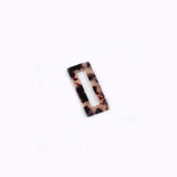 Leopard Style 20*46MM Rectangle DIY Jewelry Charms Acrylic Earring Pendants
