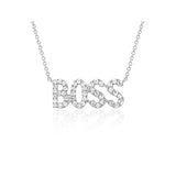 Baby Necklace 925 Sterling Silver Crystal Jewelry Pendant