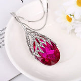 Gray Crystal Choker Collier Femme Necklace