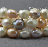 Multicolor Baroque Freshwater Pearls Loose Beads DIY Jewelry Making