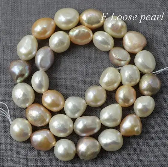Multicolor Baroque Freshwater Pearls Loose Beads DIY Jewelry Making