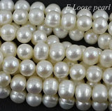 Natural Freshwater Round Potato Loose Pearls 7mm One Full Strand