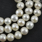 Natural Freshwater Round Potato Loose Pearls 7mm One Full Strand