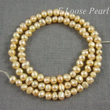 Pink 4-5mm Freshwater Potato Pearls DIY Jewelry Making