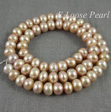 Pink Freshwater Pearls 7-8mm Round Button Loose Beads