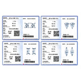 925 Sterling Silver Rhombus Stud Earrings with Zircon for Women