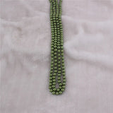 Bridal Glass Pearl Necklace for Women Wedding Party Long Pendant