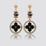 Enamel Arrival Charm Earrings For Women Rhinestone Girl Jewelry A074