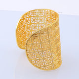 Dubai Wide Bangle for Women Men African Bracelets Jewelry