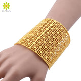 Dubai Wide Bangle for Women Men African Bracelets Jewelry