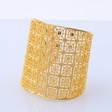 Dubai Wide Bangle for Women Men African Bracelets Jewelry