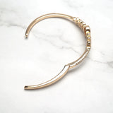 Arrival Crystal Women Finger Ring Bracelet Cubic Zircon Bangle