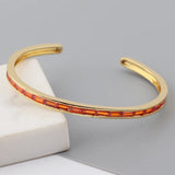 Stackable CZ Crystal Plated Bracelet for Women