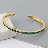 Stackable CZ Crystal Plated Bracelet for Women