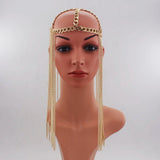 Punk Hair Accessories Head Chain Women Tassel Headpiece Jewelry
