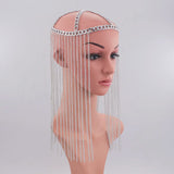 Punk Hair Accessories Head Chain Women Tassel Headpiece Jewelry