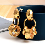 Arrival Metal Long Hoops Drop Earrings for Women
