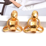 Arrival Metal Long Hoops Drop Earrings for Women