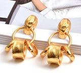 Arrival Metal Long Hoops Drop Earrings for Women
