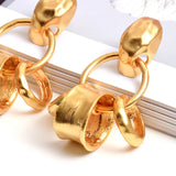 Arrival Metal Long Hoops Drop Earrings for Women