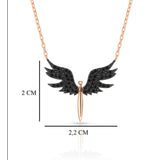 Mikail's Sword CZ 925 Silver Necklace Pendant