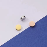 Mirror Polished 1.8mm Hole Stainless Steel Beads 3x8mm