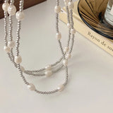 Baroque Pearl Necklace Women's Jewelry