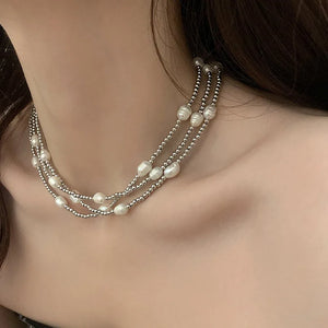 Baroque Pearl Necklace Women's Jewelry