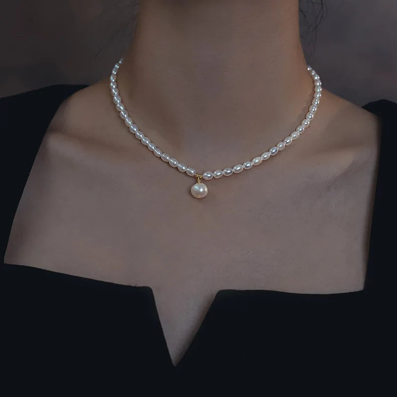 Arrival Natural Pearl 14K Filled Women's Necklace