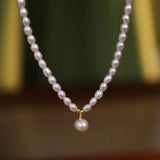 Arrival Natural Pearl 14K Filled Women's Necklace