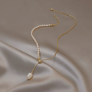 Arrival Freshwater Pearl 14K Filled Pendant Necklace