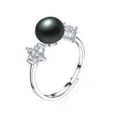 Arrival Pearl Ring 925 Silver Star Zircon Fine Jewelry