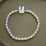 Arrival Freshwater Pearl Rabbit Bracelet 14K Filled