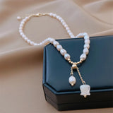 Sweet Vanille Galante Flower 14K Filled Female Pendant Necklace