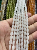 Arrival Natural Gemstone Beads 6x8mm Oval Jewelry Beads