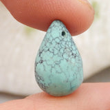Arrival Natural Green Turquoise Pendant Bead 15x10mm