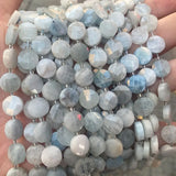 Natural Aquamarine Stone Beads for Jewelry Making