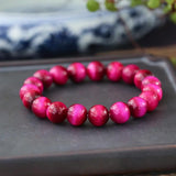 Natural Tiger's Eye Bracelet 10MM Round Beads for Women and Men