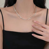 Punk O-chain Pearl Pendant Necklace for Women