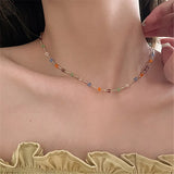Metal Round O-chain Necklace for Women