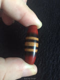 Arrival One Strip Pattern Tibet Dzi 12mm*35mm Natural Agate Stone