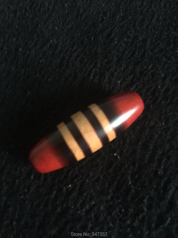 Arrival One Strip Pattern Tibet Dzi 12mm*35mm Natural Agate Stone